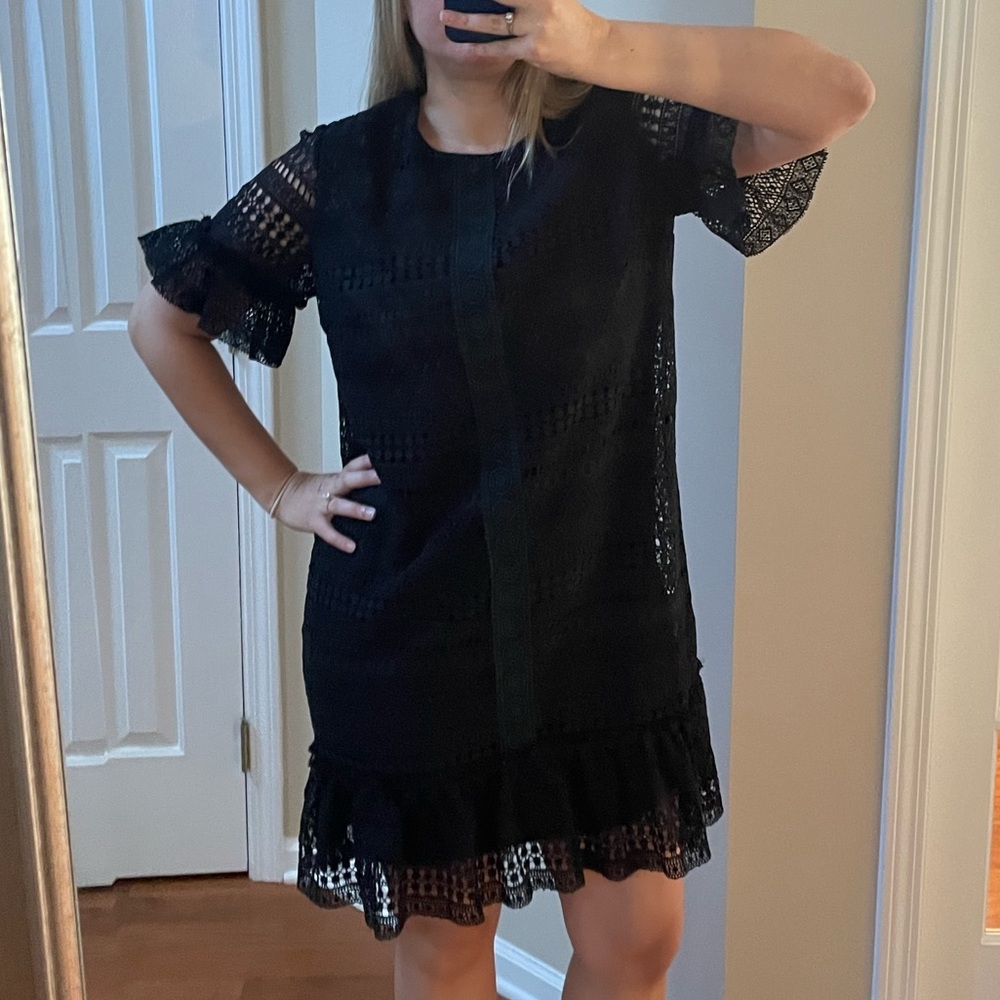 EUC Jade Lace Shift Dress Sz L